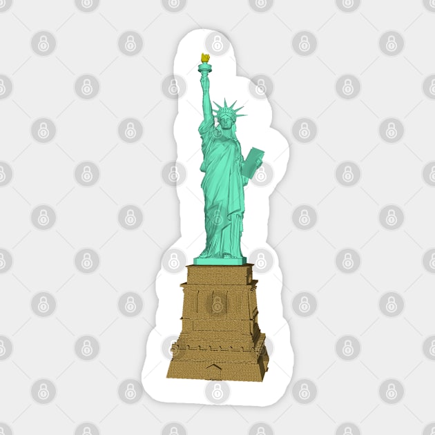 Statue of Liberty Sticker by PhantomLiving